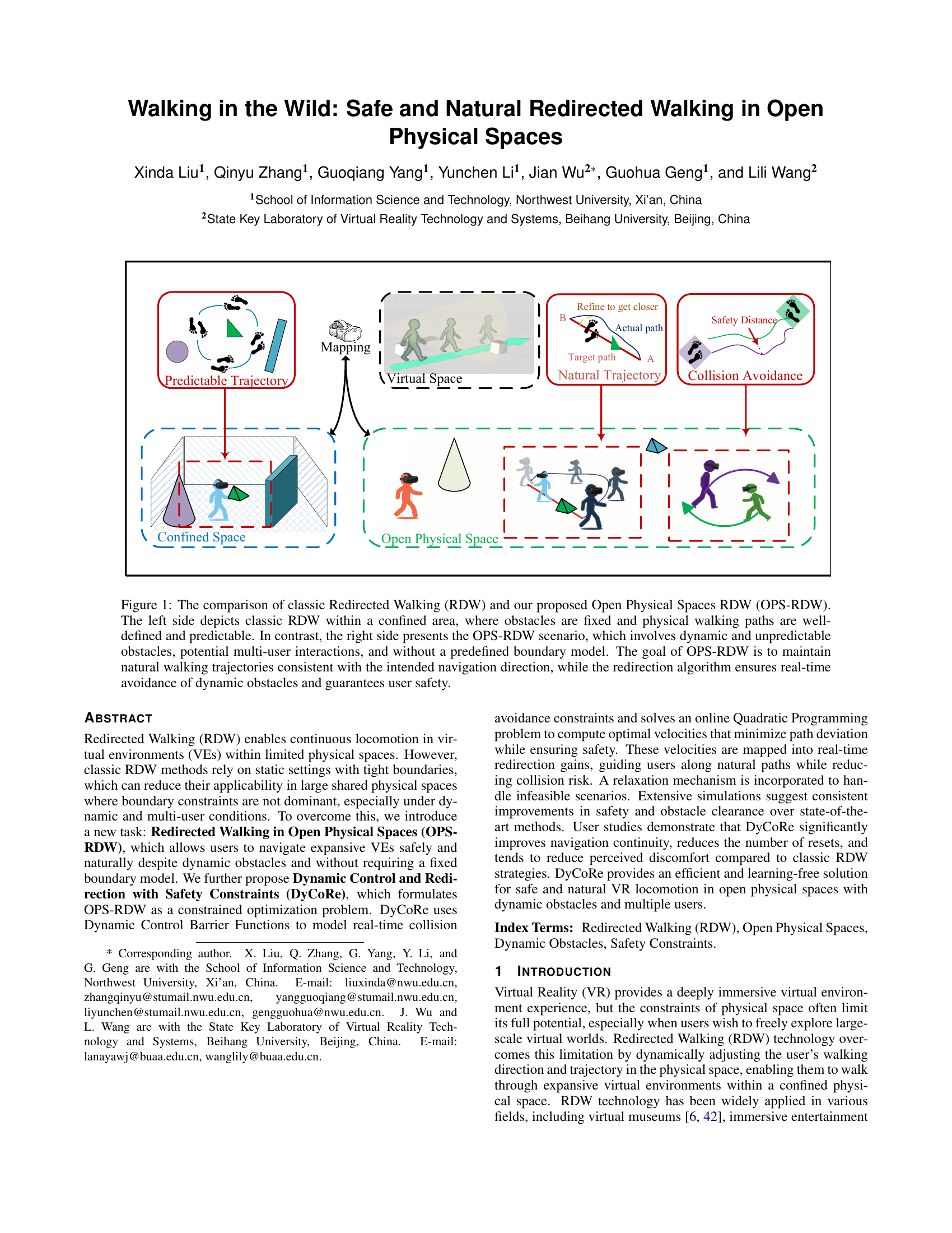 Walking in the Wild: Safe and Natural Redirected Walking in Open Physical Spaces thumbnail